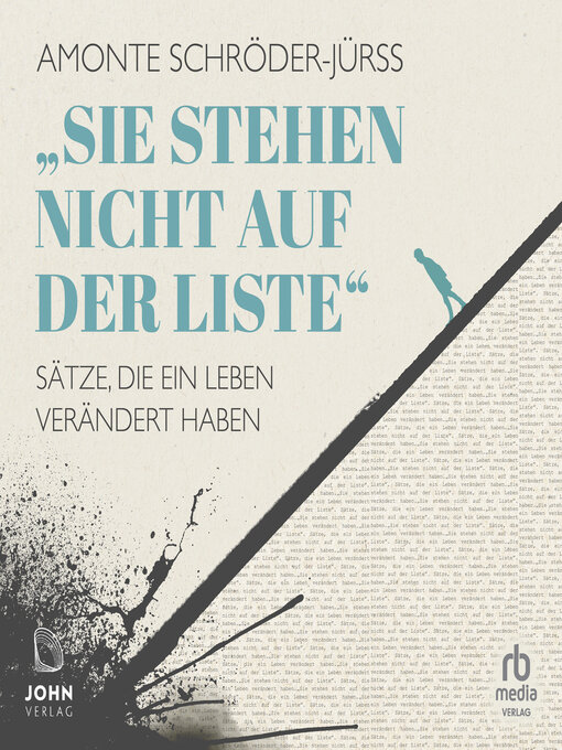Title details for „Sie stehen nicht auf der Liste" by Amonte Schröder-Jürss - Available